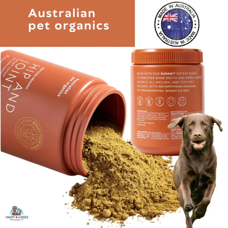 Image 16: Australian Pet Organics 10% OFF AUSTRALIAN PET ORGANICS HIP AND JOINT SUPPLEMENT 240G Pet Supplements