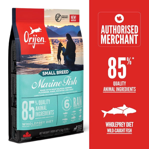 ORIJEN Small Breed Marine Fish Dry Dog Food (2 Sizes) Pawpy Kisses