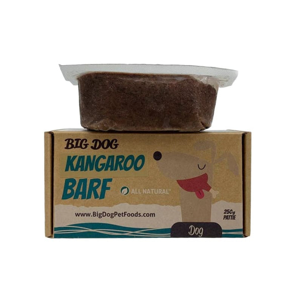Big Dog BARF Kangaroo Frozen Raw Dog Food 250g Pawpy Kisses
