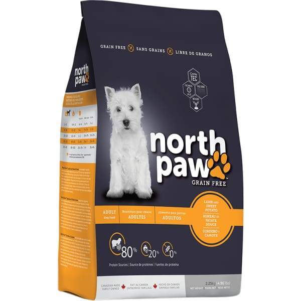 30% OFF] North Paw Lamb Sweet Potato Adult Dry Dog Food Pawpy