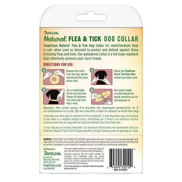 Tropiclean Natural Flea Tick Dog Collar - Main Image