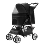 BNDC Pet Stroller 102 (Black) For Dogs & Cats Below 5kg