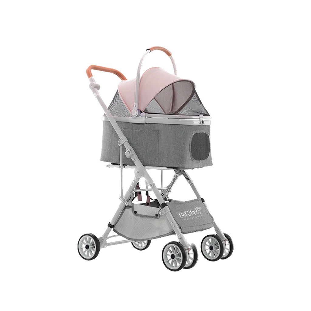 BNDC Pet Stroller 103 (Pink) For Dogs & Cats