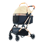 BNDC Pet Stroller 106 (Khaki) For Dogs & Cats