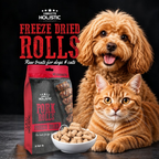 Absolute Holistic Freeze Dried Raw Treats for Cats & Dogs - Pork Rolls (60g)
