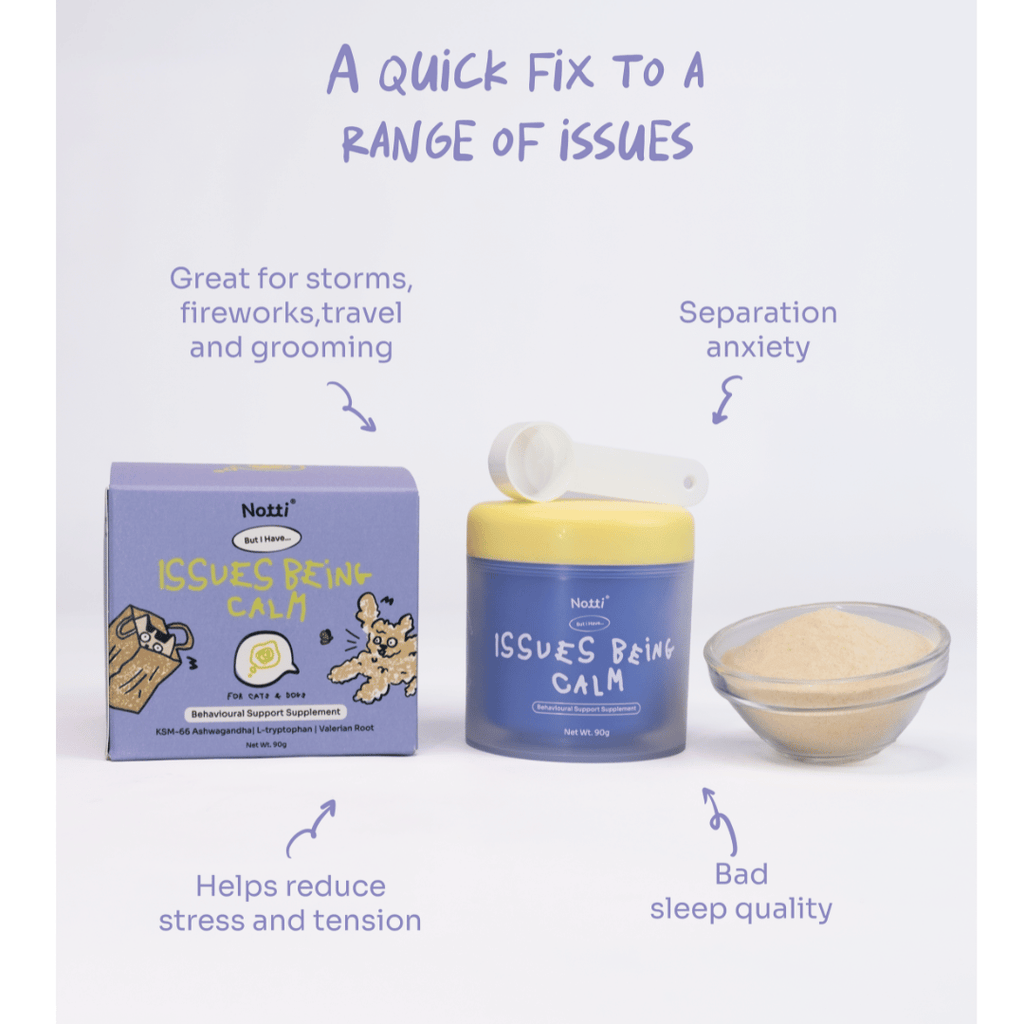 [10% OFF] Notti But I have Issues Being Calm (behavioral support powder)  Supplements For Dogs & Cats 90g