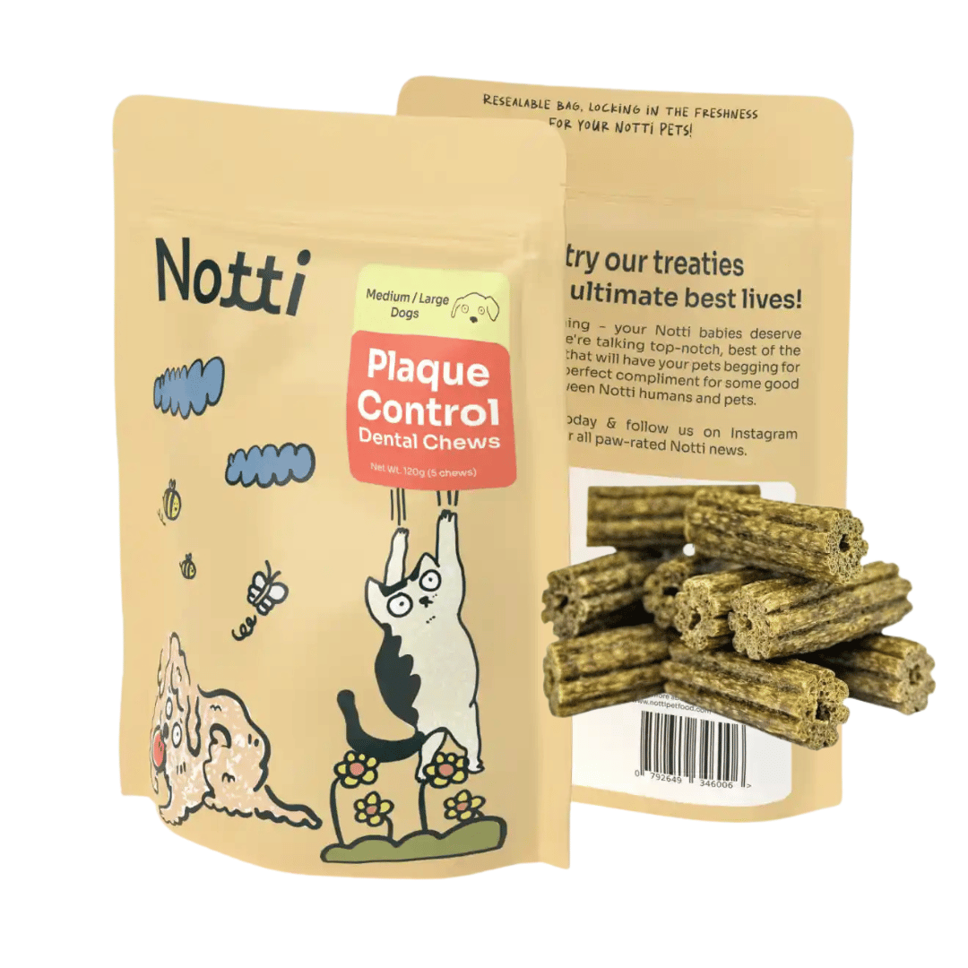 Notti Plaque Control Dental Chews (Medium/Large Dogs) (5 chews) 100g