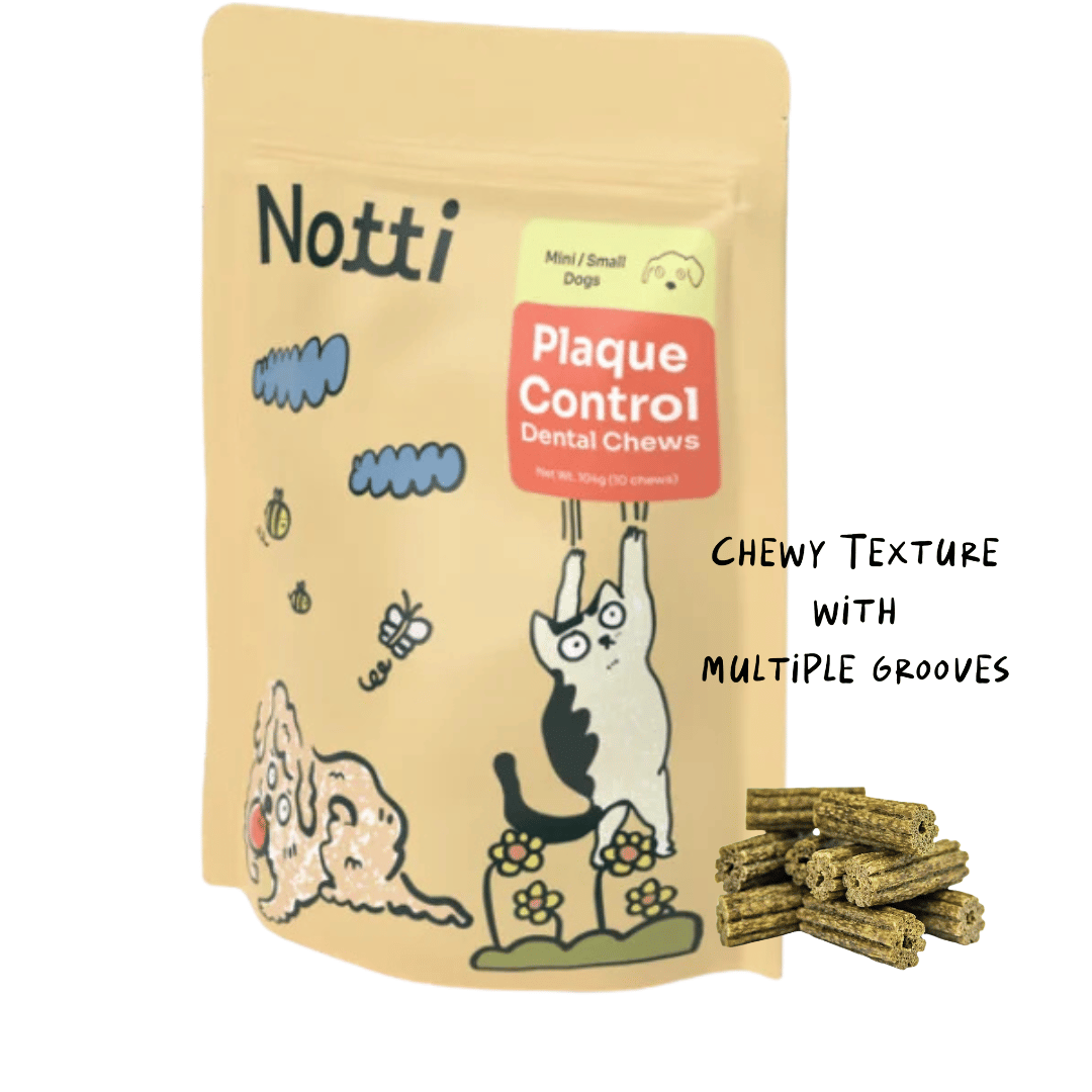 [10% OFF] Notti Plaque Control Dental Chews (Mini/Small Dogs) (10 chews) For Dogs 100g