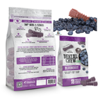Absolute Holistic BOOST! Dental Chew for Dogs - Blueberry (160g) | 18PCS [PETITE SIZE]