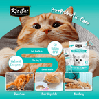 (30% OFF) Kit Cat Daily Nutritional Supplement Gel For Cats & Kittens - Pre+Probiotic Care (Tub) | (5g x 30 sticks)