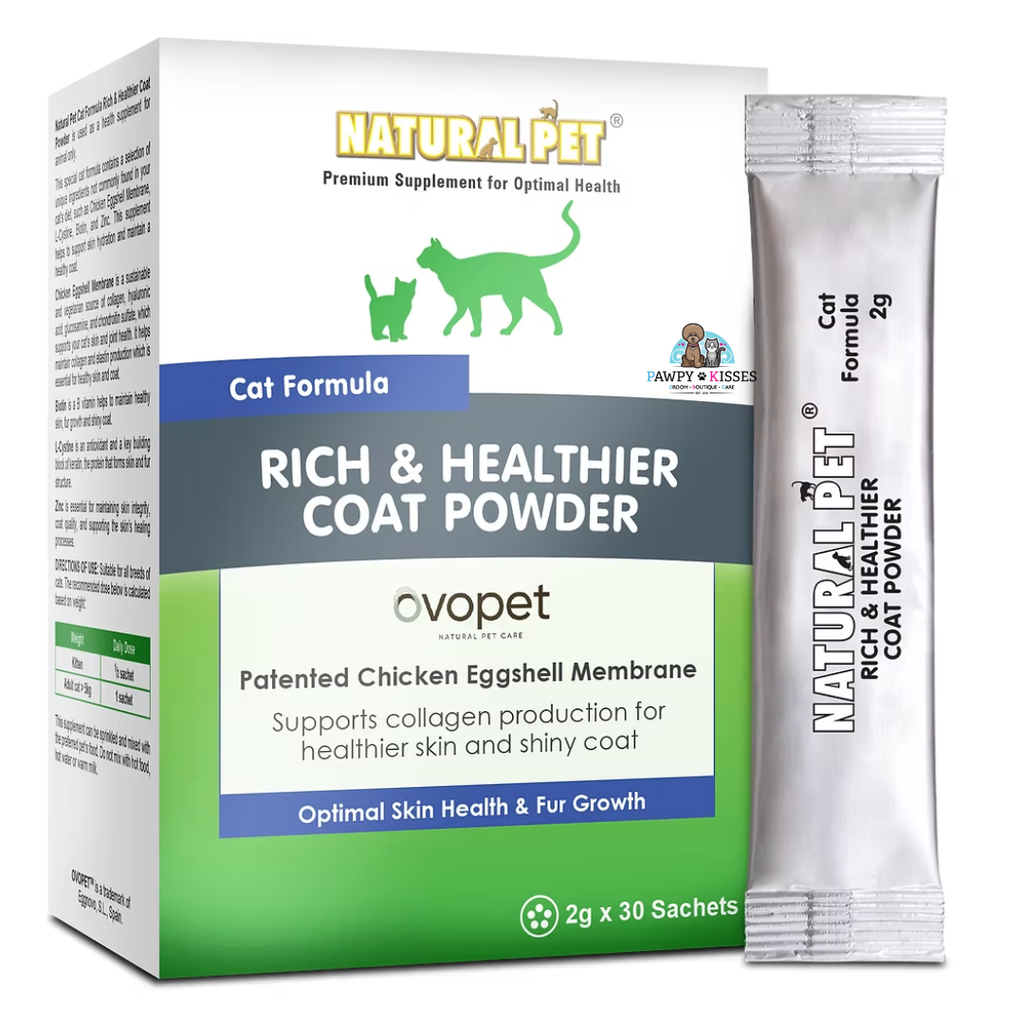 Natural Pet Cat Formula Rich & Healthier Coat Powder 2g x 30 Sachets
