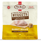 Primal Dog Freeze Dried Raw Nuggets Rabbit 14oz