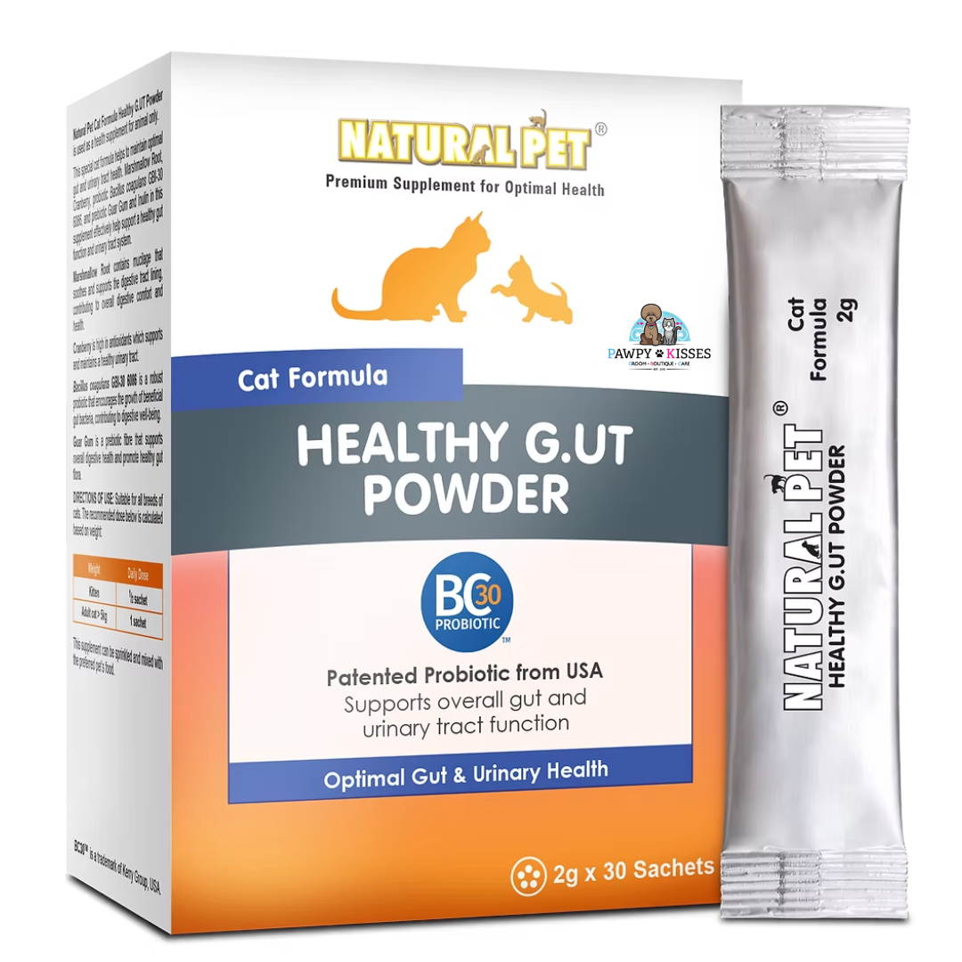 Natural Pet Cat Formula Healthy G.UT Powder 2g x 30 Sachets
