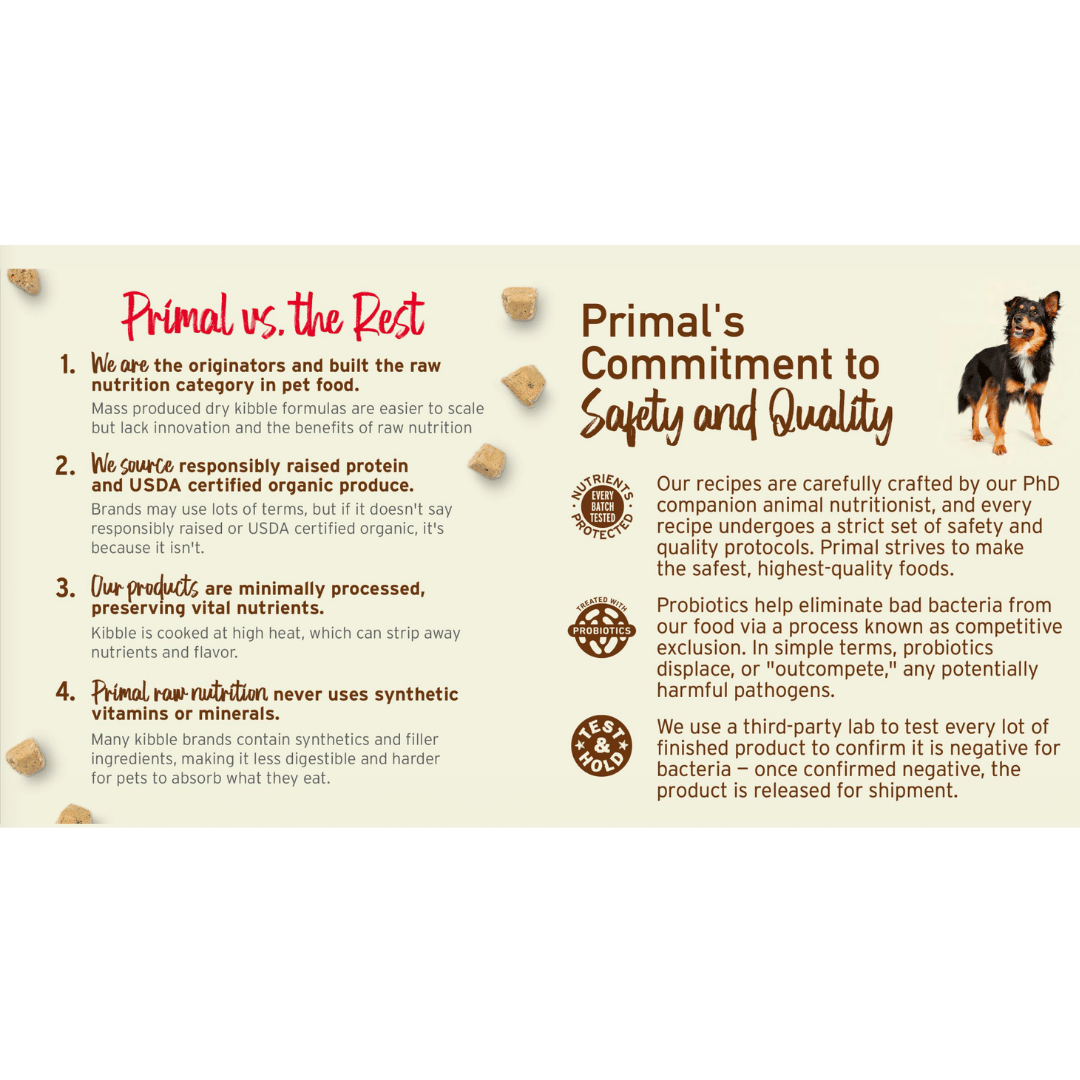 Primal Dog Freeze Dried Raw Nuggets Chicken 14oz