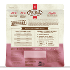 Primal Dog Freeze Dried Raw Nuggets Turkey &  Sardine 14oz