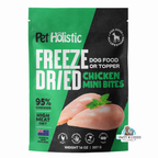 Pet Holistic Freeze Dried Chicken Mini Bites dog food or topper 397g/14oz