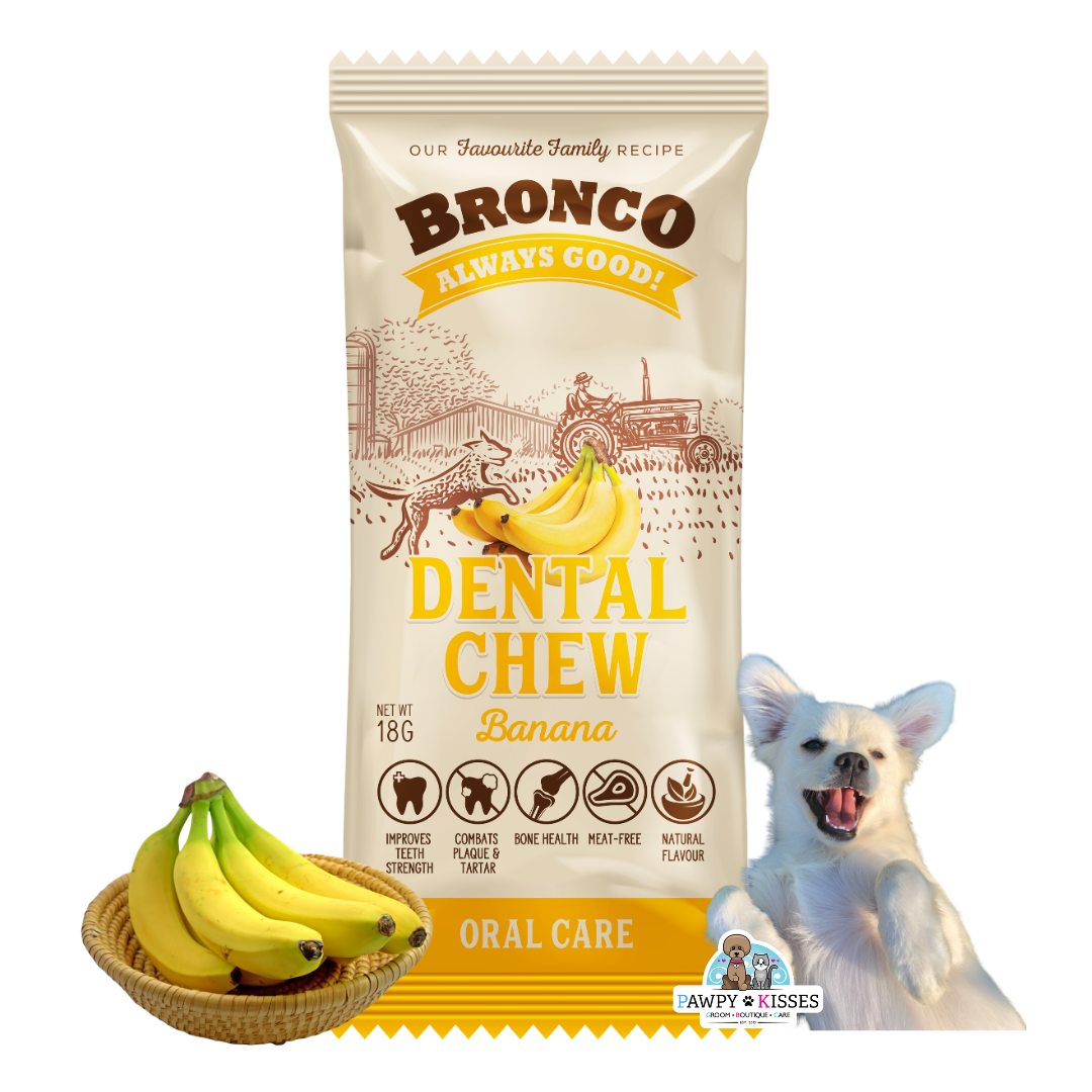 Bronco Dental Chew Banana 18g For Dogs