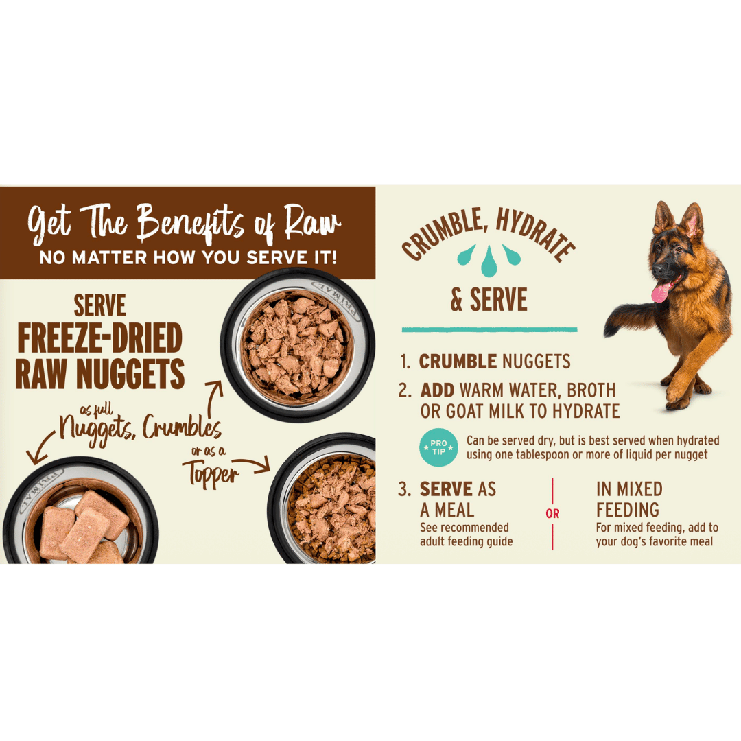Primal Dog Freeze Dried Raw Nuggets Beef 14oz