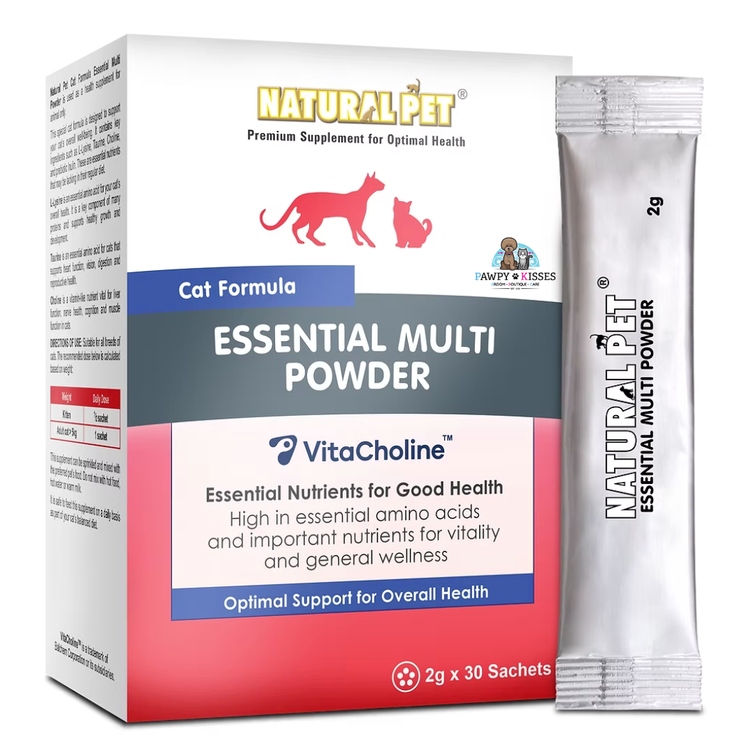 Natural Pet Cat Formula Essential Multi Powder 2g x 30 Sachets