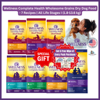 [FREE WIPE + 20%OFF] Wellness Complete Health Wholesome Grains Dry Dog Food - 7 Recipes | All Life Stages I Pawpy Kisses
