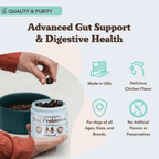 [Vet Approved] Natural Dog Probiotic Supplement (45 chews)