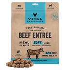 Vital Essentials® Freeze-Dried Raw Beef Entree & Mixer Dog Food Soft Nibs, 14 oz