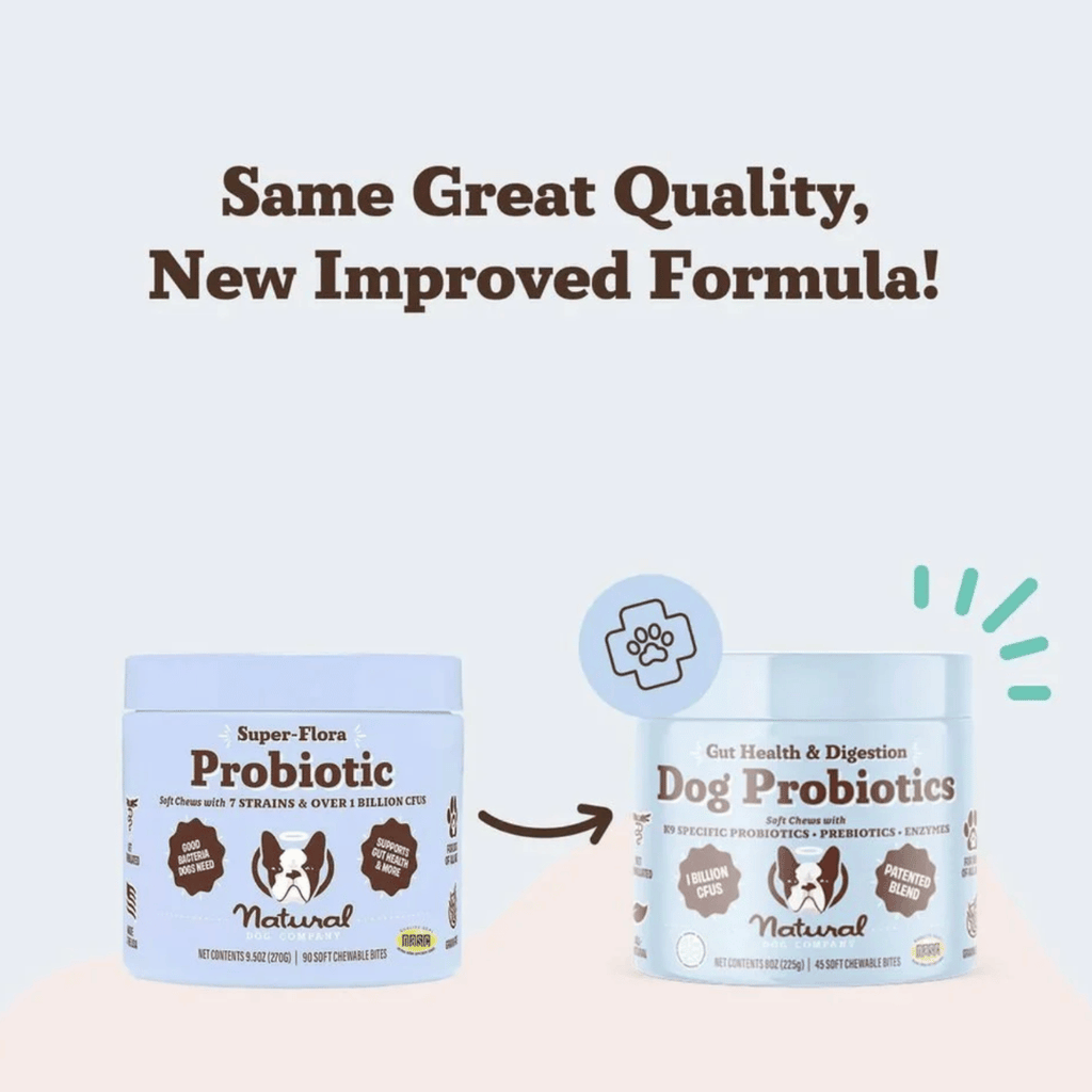 [Vet Approved] Natural Dog Probiotic Supplement (45 chews)