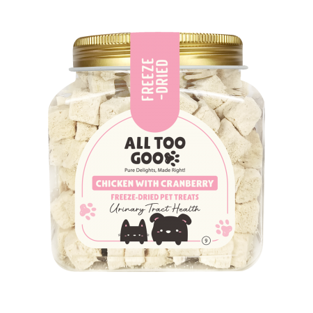 All Too Good Freeze-Dried Treats Chicken with Cranberry 80g For Dogs & Cats