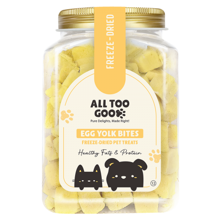 All Too Good Freeze-Dried Treats Egg Yolk Bites 120g For Dogs & Cats