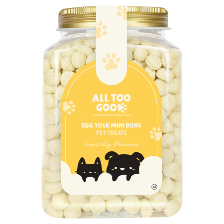 All Too Good Treats Egg Yolk Mini Buns 450g For Dogs & Cats