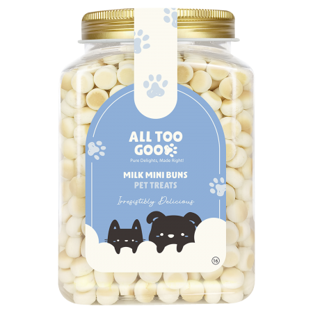 All Too Good Treats Milk Mini Buns 500g For Dogs & Cats