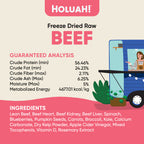 Holuah! Freeze Dried Food For Dogs - Beef 400g