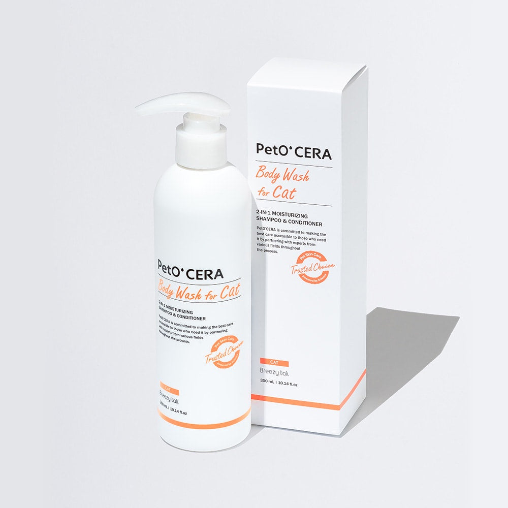 PetO' CERA Body Wash 300 ml for Cats