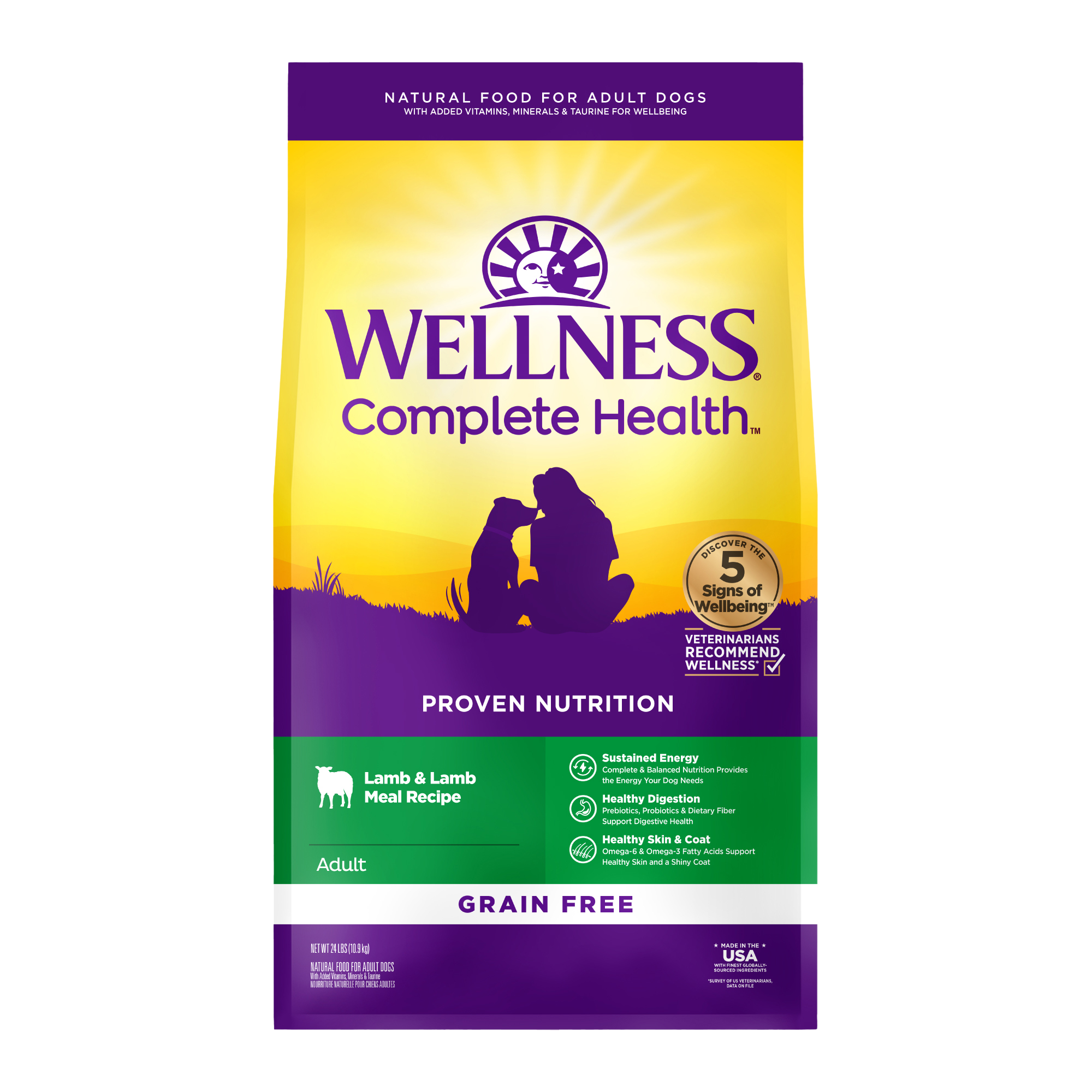 [FREE WIPE + 20% OFF] Wellness Complete Health Wholesome Grains Dry Dog Food - 7 Recipes | All Life Stages I Pawpy Kisses