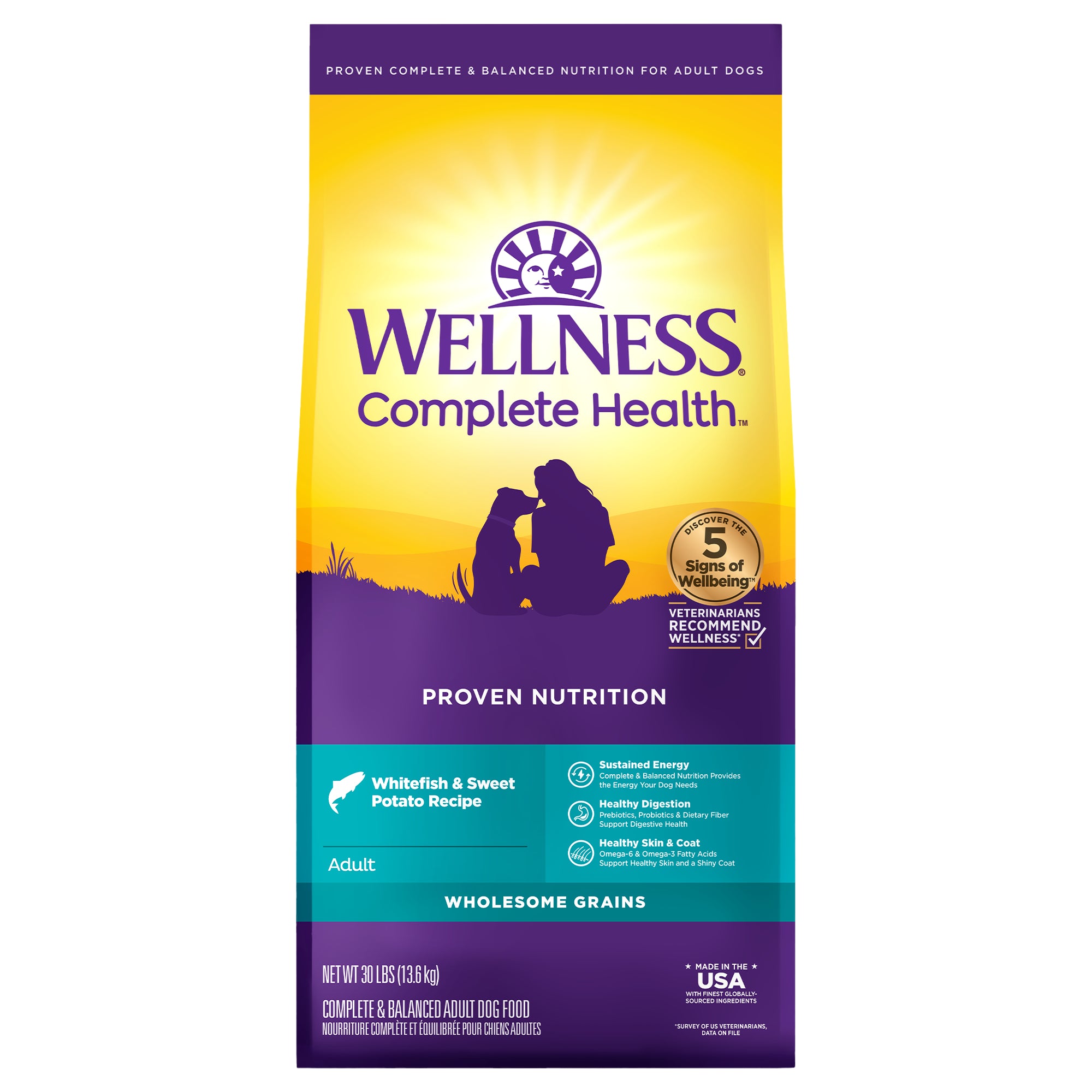 [FREE WIPE + 20%OFF] Wellness Complete Health Wholesome Grains Dry Dog Food - 7 Recipes | All Life Stages I Pawpy Kisses