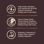 [FREE WIPE + 20% OFF] Wellness CORE+ RawRev - Kibble + Freeze-Dried Pieces Grain-Free Dry Dog Food 10lb&18-20lb | 5 Recipe