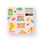 [SMOOTH] PetCubes Gently Cooked Frozen Cat Food - Beef 1.28 KG (2 Variants)