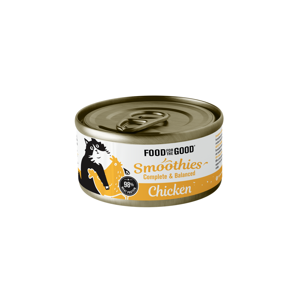 [MIX&MATCH] Food For The Good Smoothies Cat Canned Foods 80g I 6 Flavours I Pawpy Kisses
