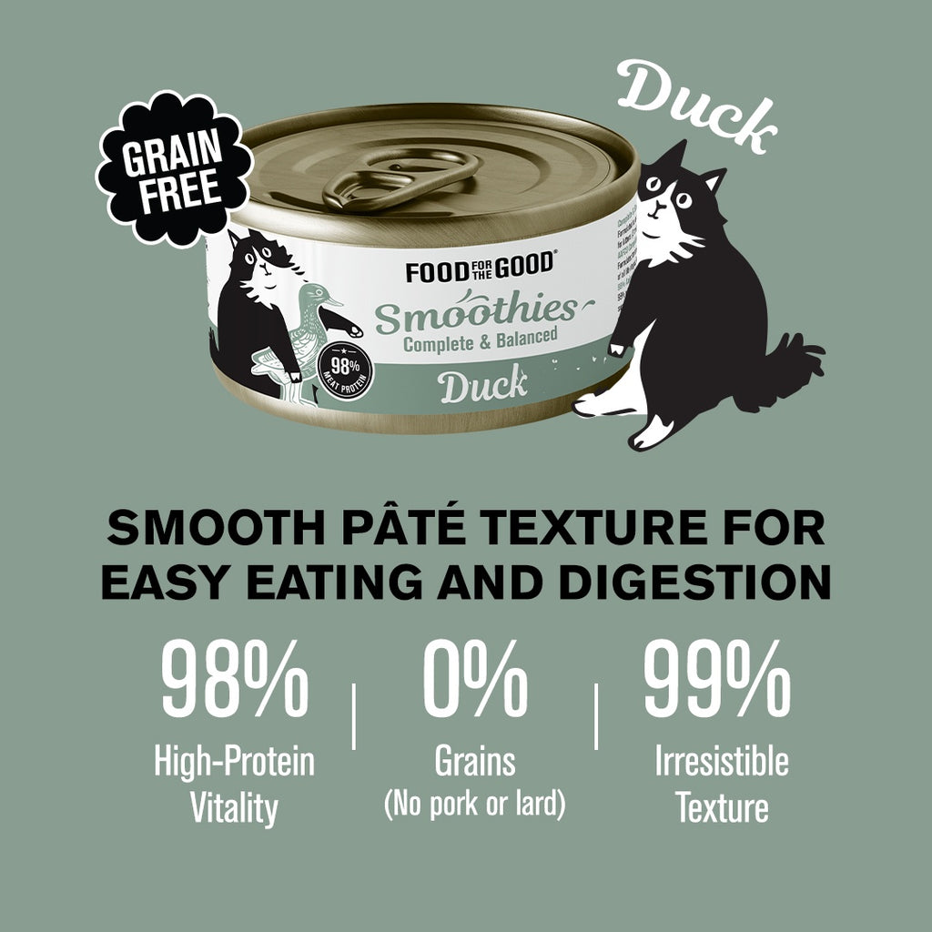 Food For The Good Smoothies - Duck Cat Can 80g