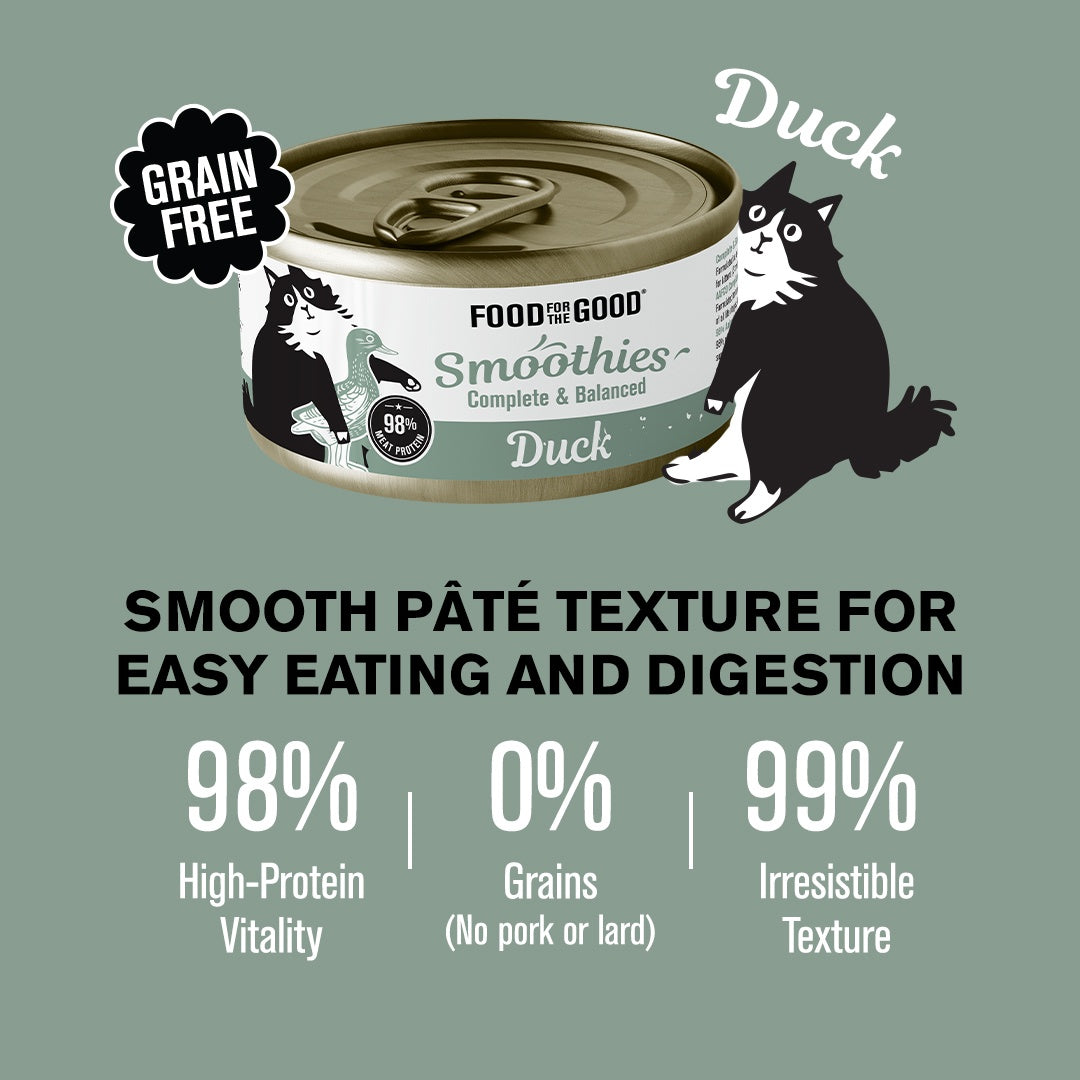 Food For The Good Smoothies - Duck Cat Can 80g