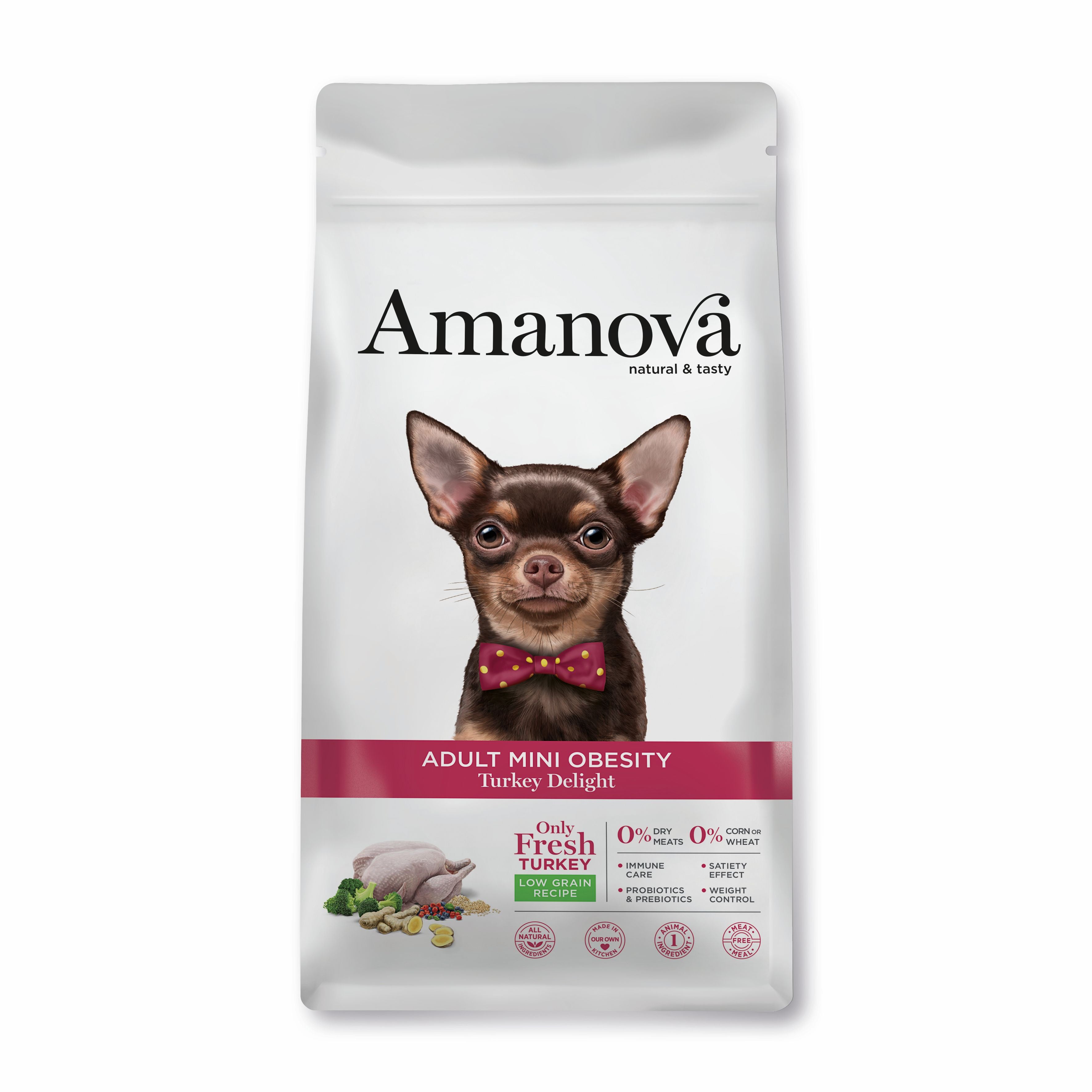 Amanova Dog Obesity Mini Turkey 2 kg