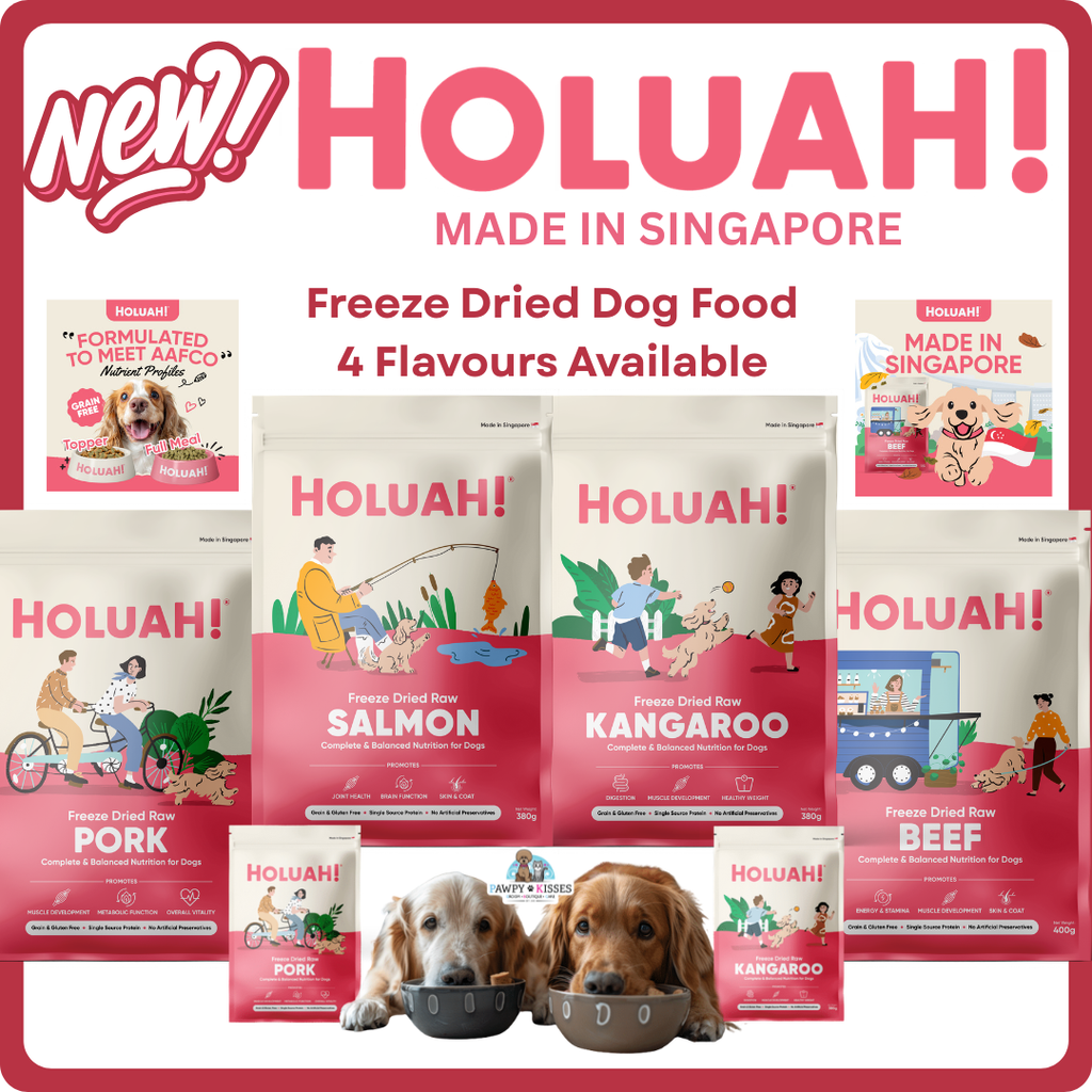 Holuah! Freeze Dried Food For Dogs (4 Flavours Available)
