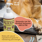 [Vet Approved] Natural Dog Company Hip & Joint Oil Supplement For Dogs 16oz