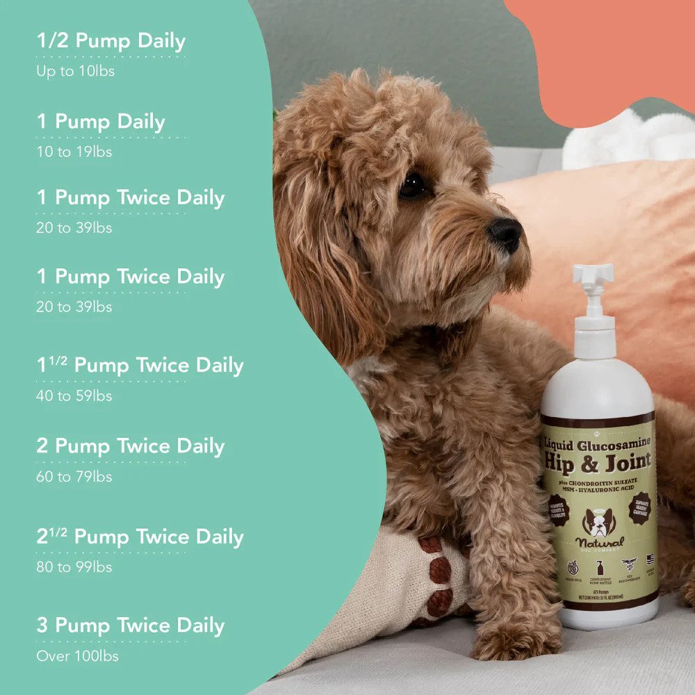 [Vet Approved] Natural Dog Company Hip & Joint Oil Supplement For Dogs 16oz