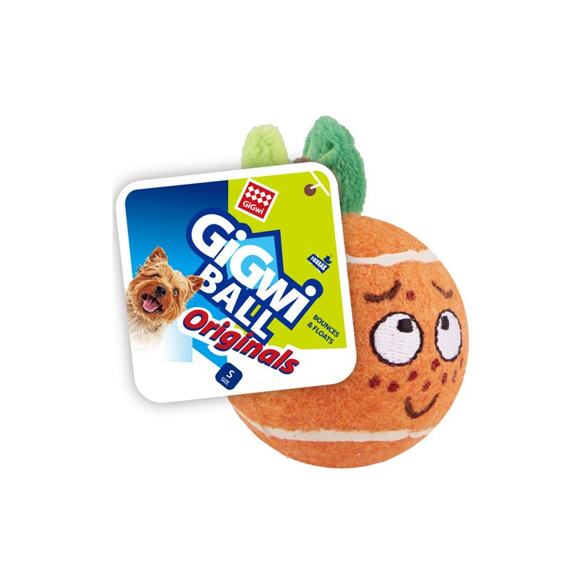 [10% OFF] 4162 GiGwi Tennis Ball Originals Toy For Dog & Cat -Size S Orange