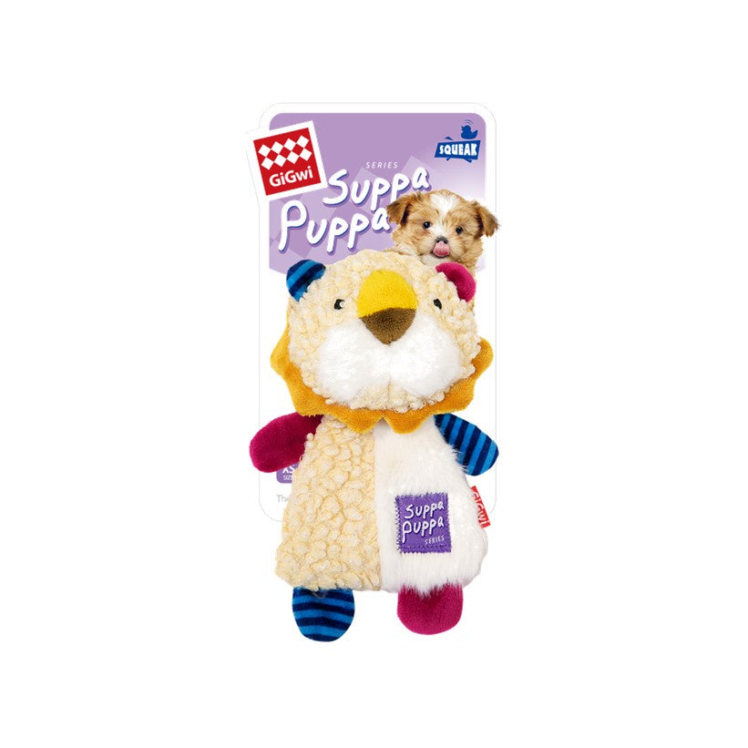 [10% OFF] 8378 GiGwi Suppa Puppa Toy For Dogs & Cats - Lion