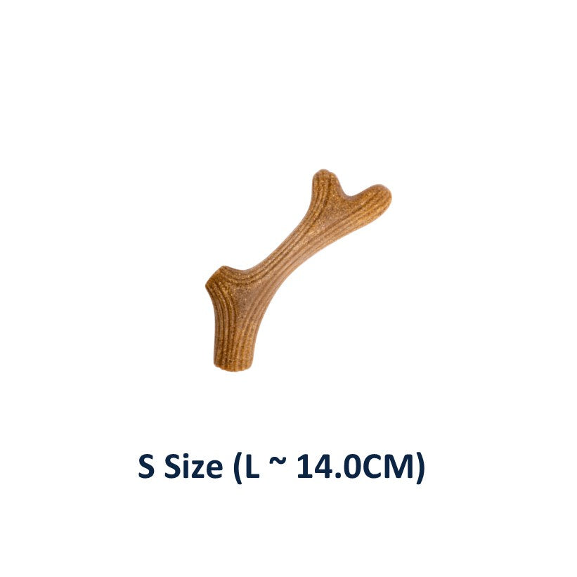 [10% OFF] 8456 GiGwi Wooden Antler - Small Chew Toy For Dogs