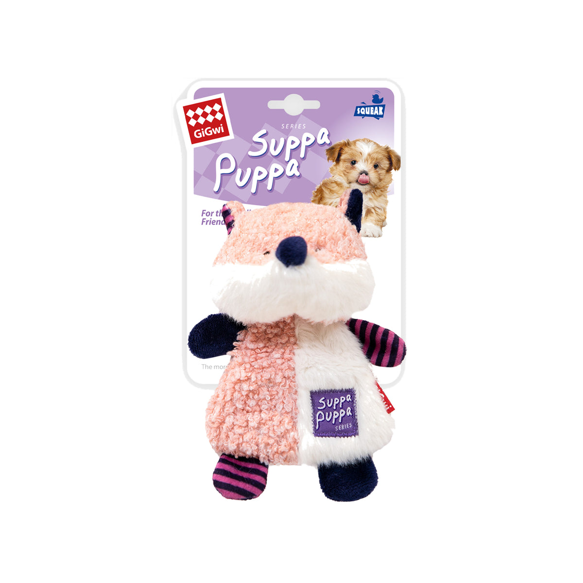 [10% OFF] 9134 GiGwi Suppa Puppa Toy For Dogs & Cats - Fox