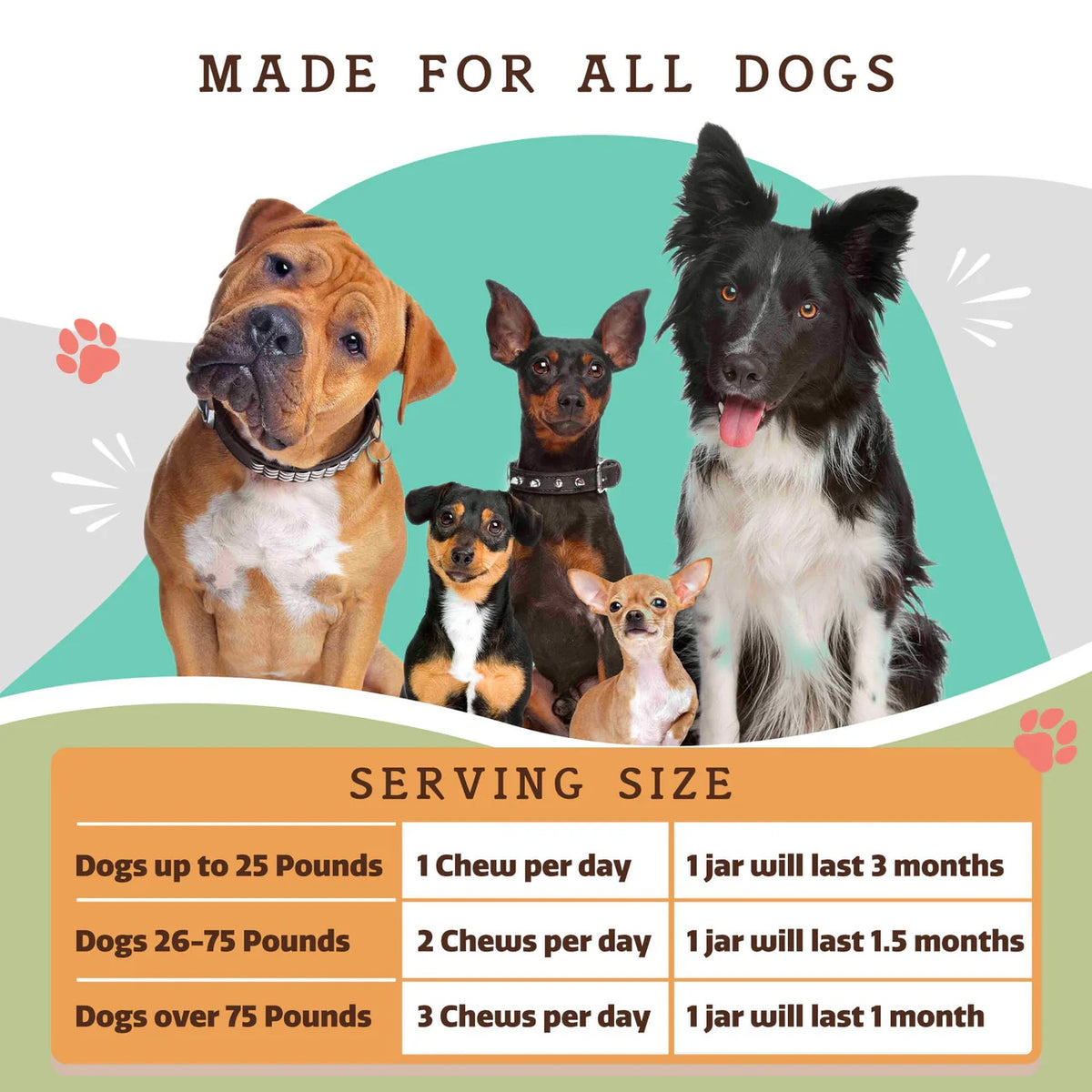 Natural Dog Company Hip & Joint Supplement For Dogs (90 Chews)