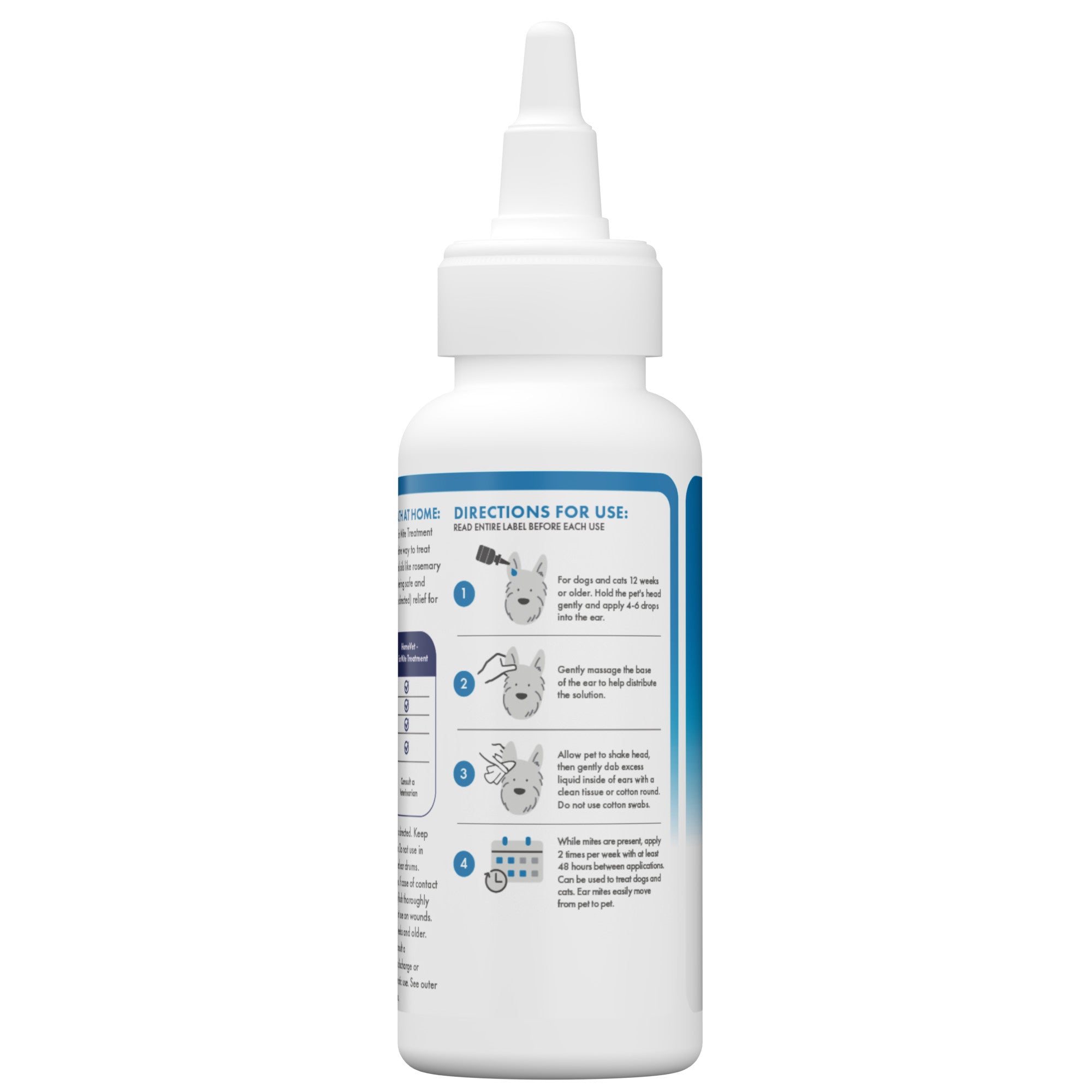 [20% OFF] TropiClean HomeVet Ear Mite Treatment For Dogs & Cats 2oz